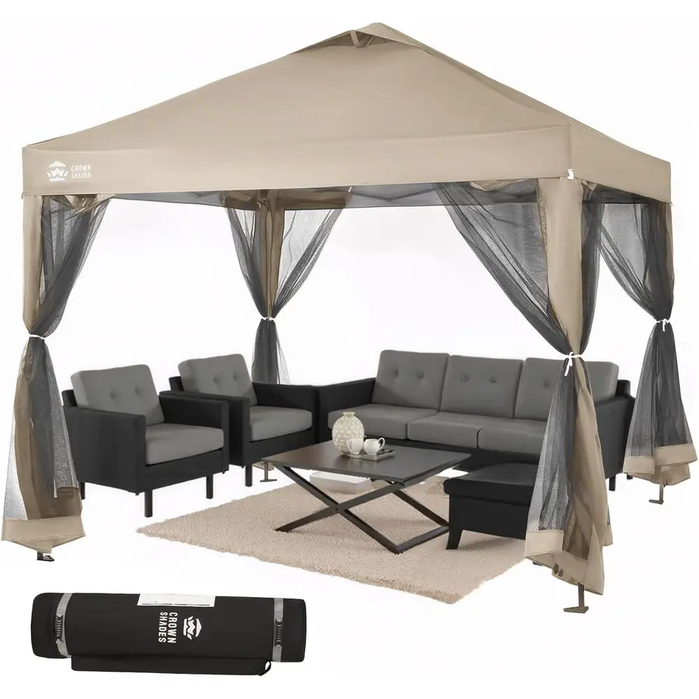 Outdoor Camping Mosquito Net - Gazebo con Mosquitera 10x10 con 4