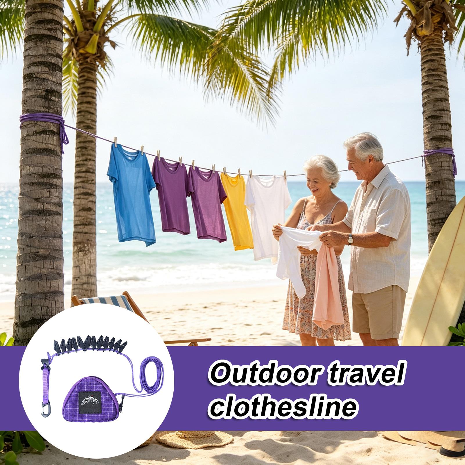 Camping Outdoor Clothing - Cuerda para Tender Ropa de Alta