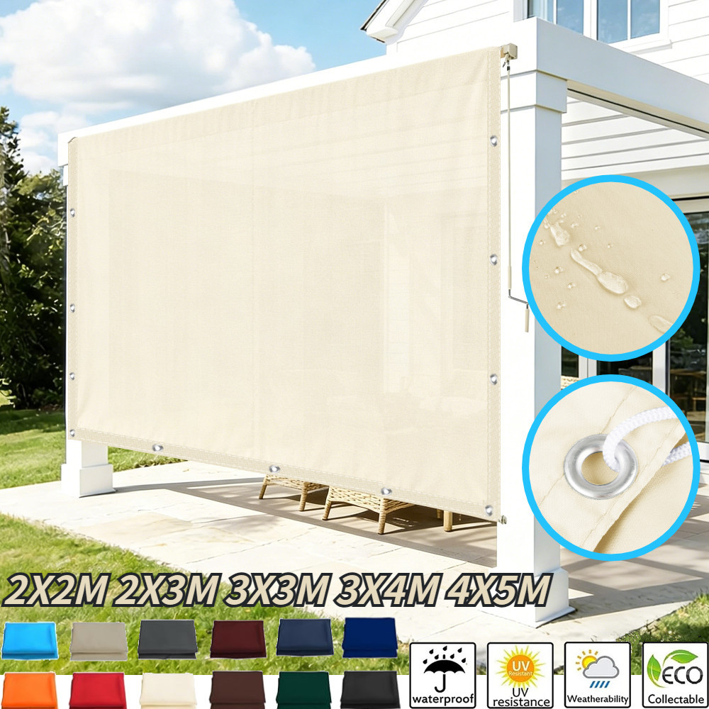 Outdoor Camping Awning - 5x4m 4x3m 3x2m Vela de Sombra
