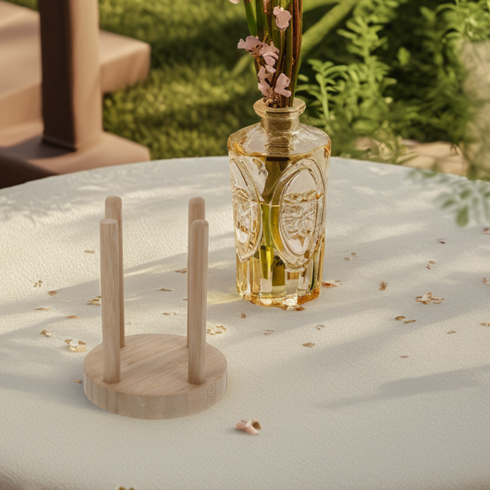 Outdoor Camping Store - Portavasos Compacto de Madera para Actividades