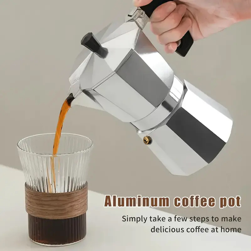 Outdoor Camping Items - Cafetera Moka Clásica de Aluminio de