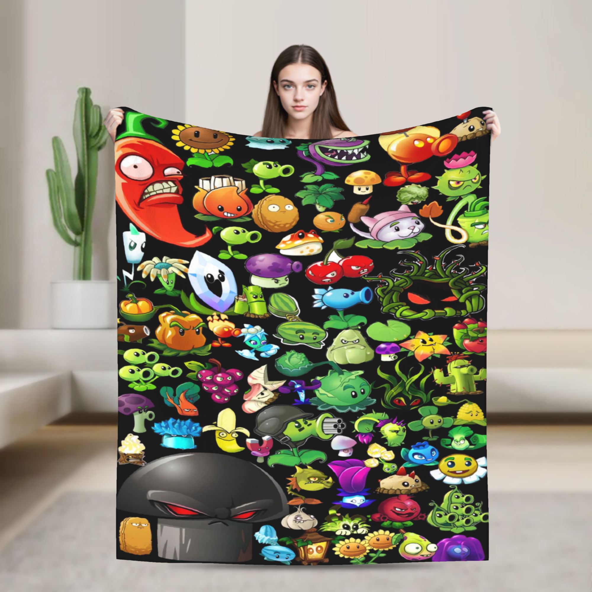 Outdoor Camping Games For Adults - Manta Súper Cálida de Plantas vs.