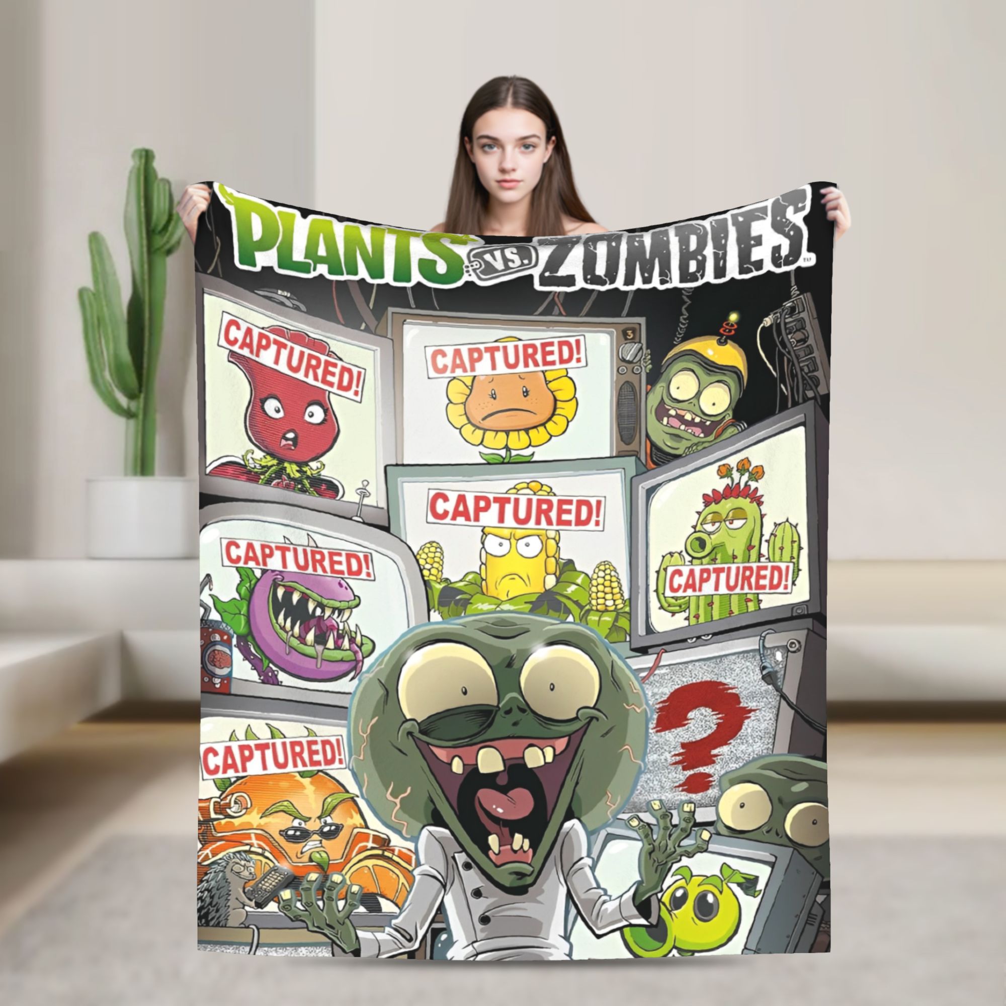 Outdoor Camping Games For Adults - Mantas de Franela de Plants vs.