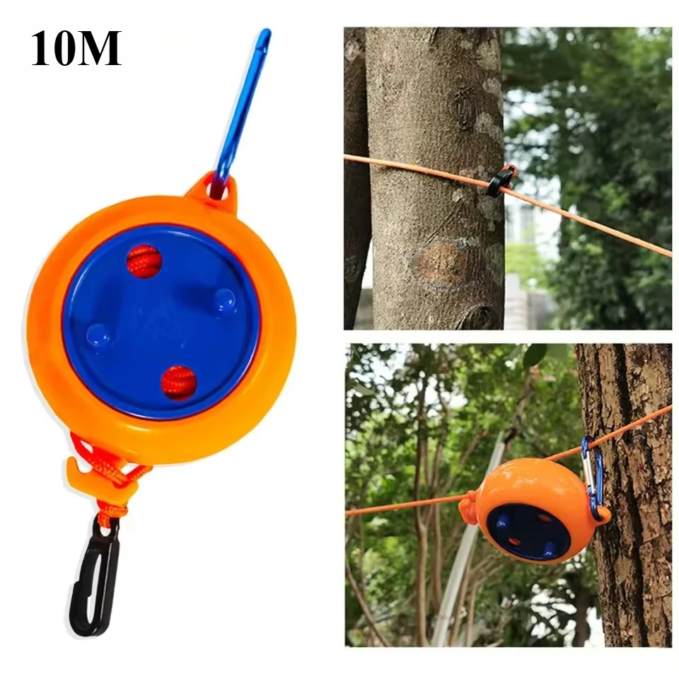 Camping Outdoor Clothing - 1 Uds. Tendedero de 10M cuerda