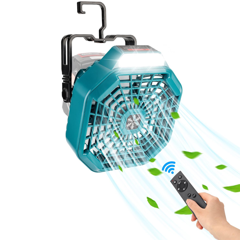 Outdoor Camping Misting Fan - Ventilador portátil para exteriores para baterías