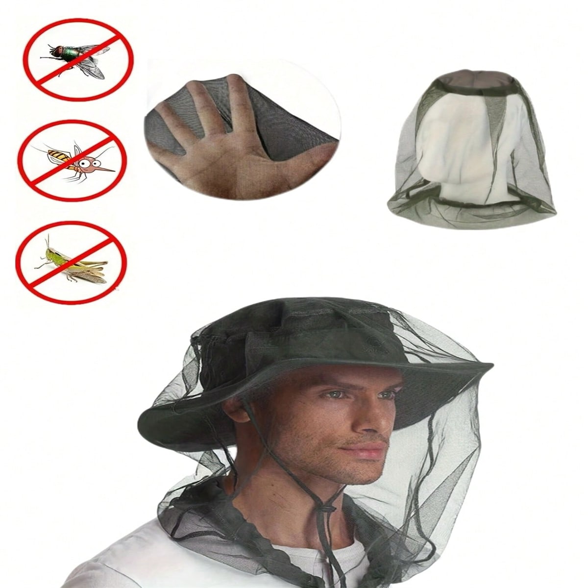 Outdoor Camping Mosquito Net - 2 Piezas de Redes Protectoras para