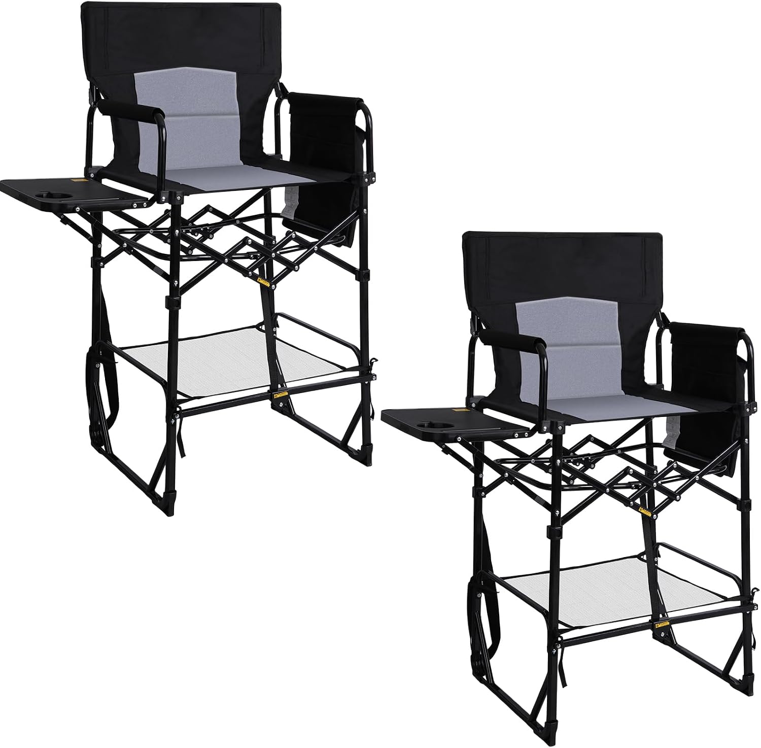 Outdoor Camping Table With Storage - Paquete de 2 Sillas de Director