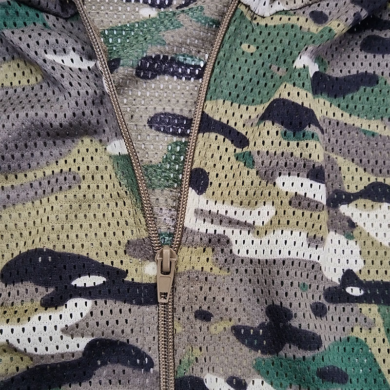 Camping Outdoor Clothing - Sudadera táctica de malla para exteriores,