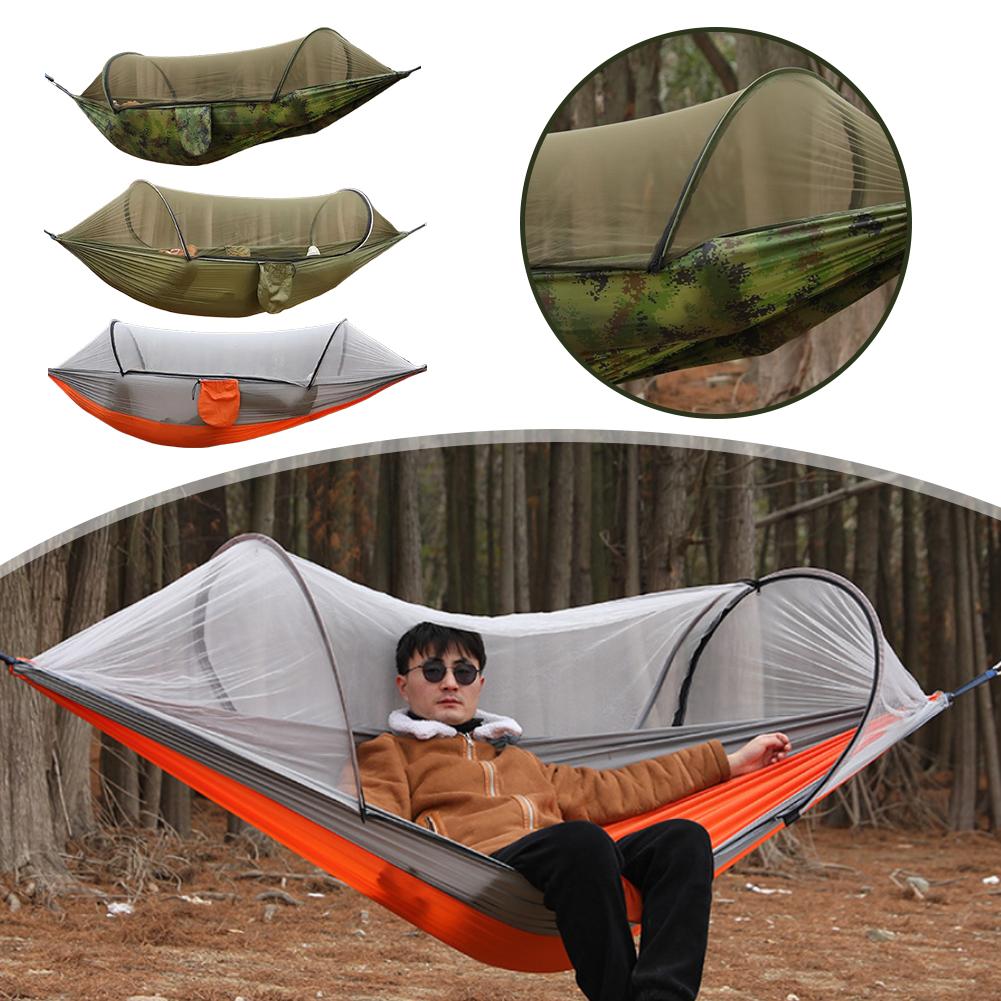 Outdoor Camping Mosquito Net - Hamaca automática de montaje rápido con