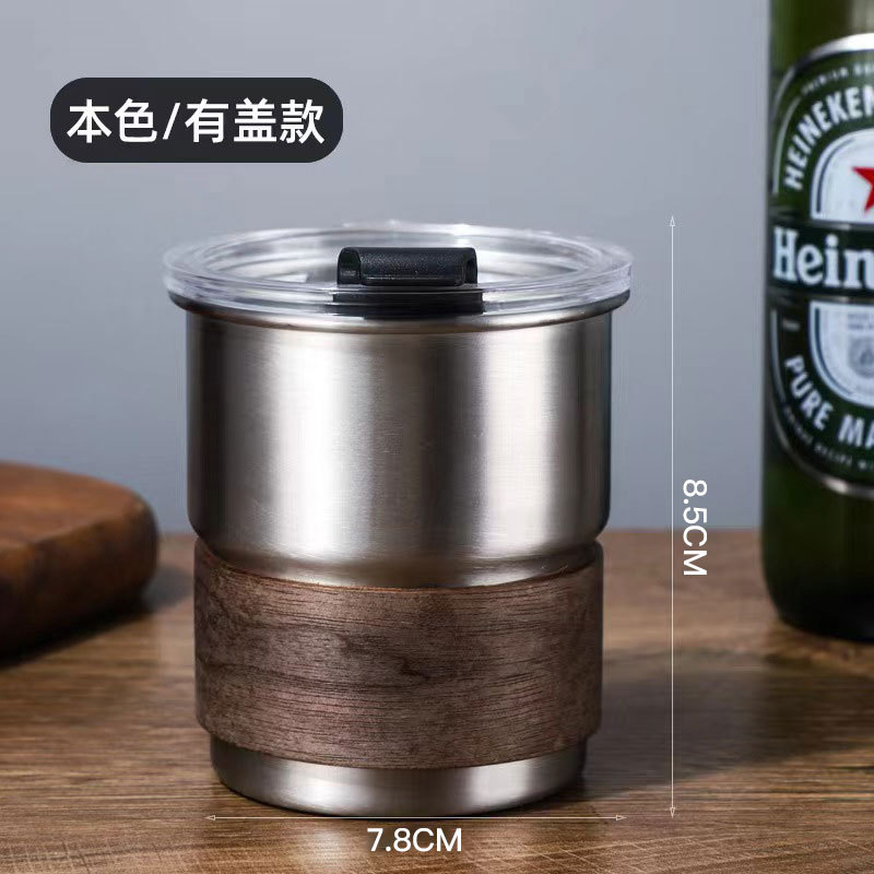 Taza de acero inoxidable con l - Outdoor Camping Items reseña y precio