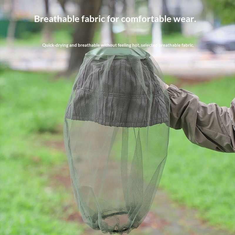 Sombrero con mosquitera retrác - Outdoor Camping Mosquito Net reseña y precio