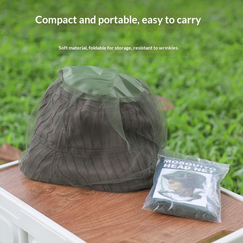 Sombrero con mosquitera retrác - Outdoor Camping Mosquito Net reseña y precio