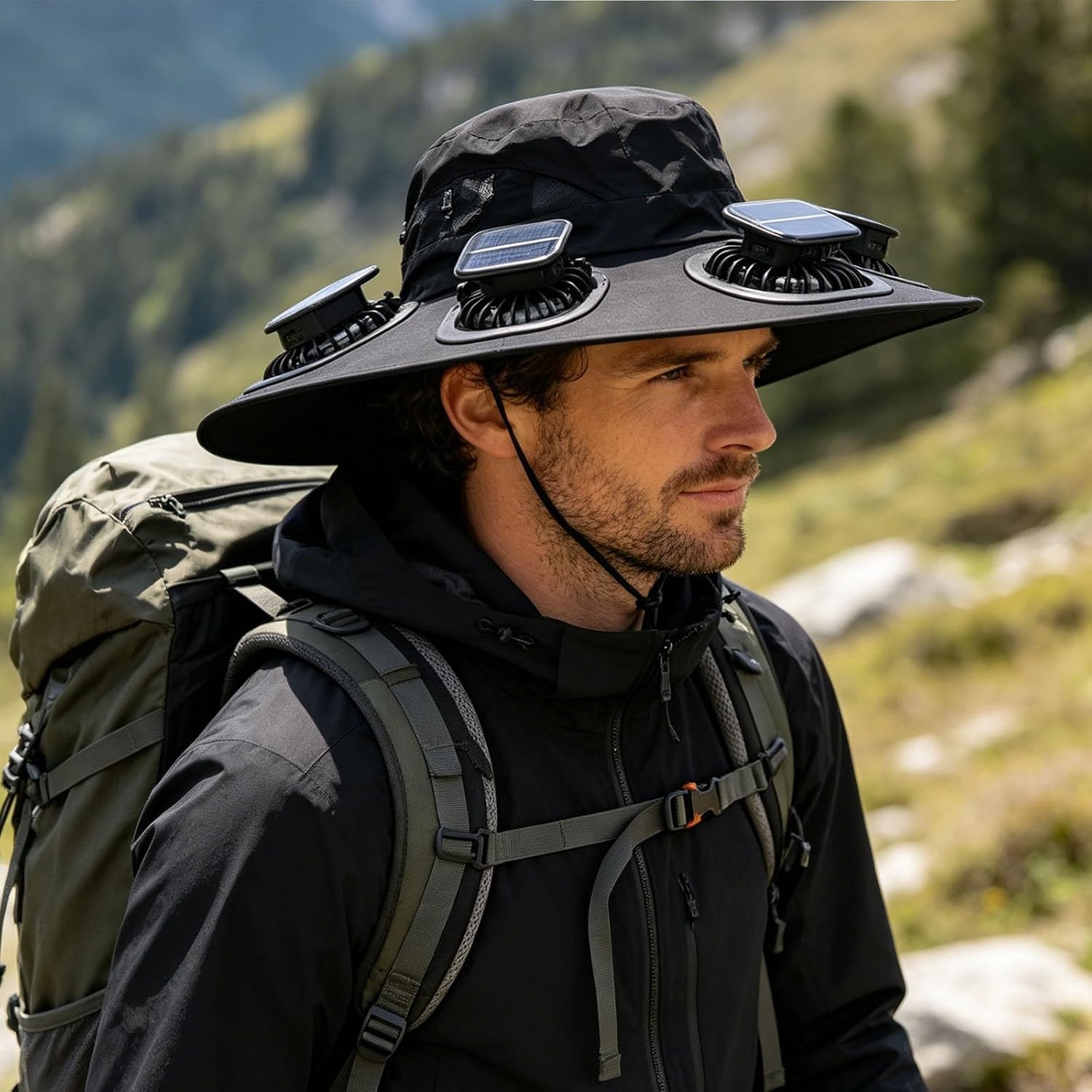 Gorra Visera con 6 Ventiladore - Outdoor Camping Fan reseña y precio