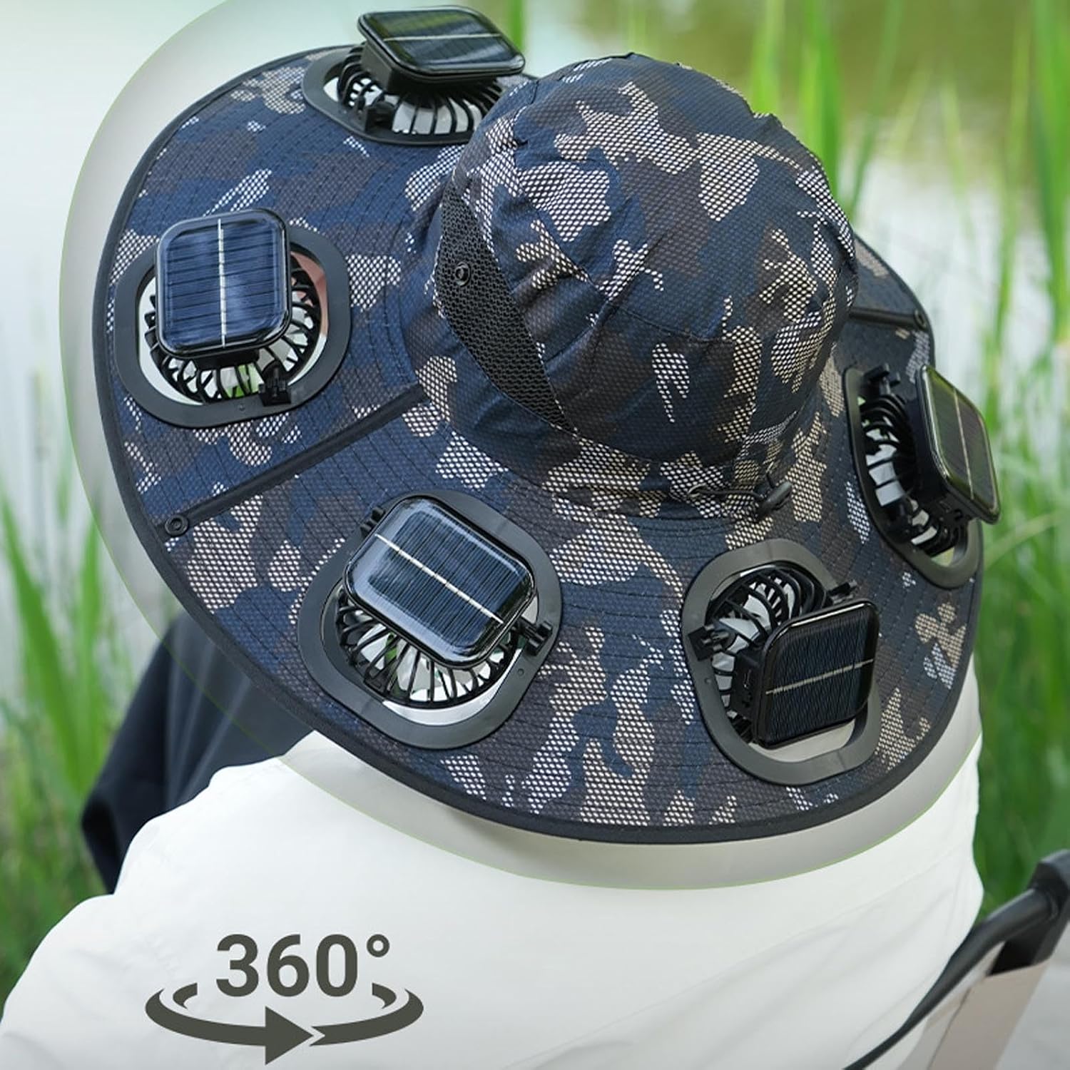 Gorra Visera con 6 Ventiladore - Outdoor Camping Fan reseña y precio