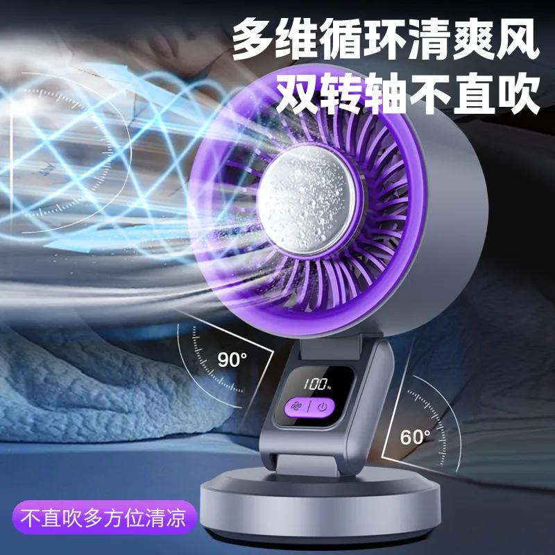 Ventilador de escritorio plega - Outdoor Camping Fan reseña y precio