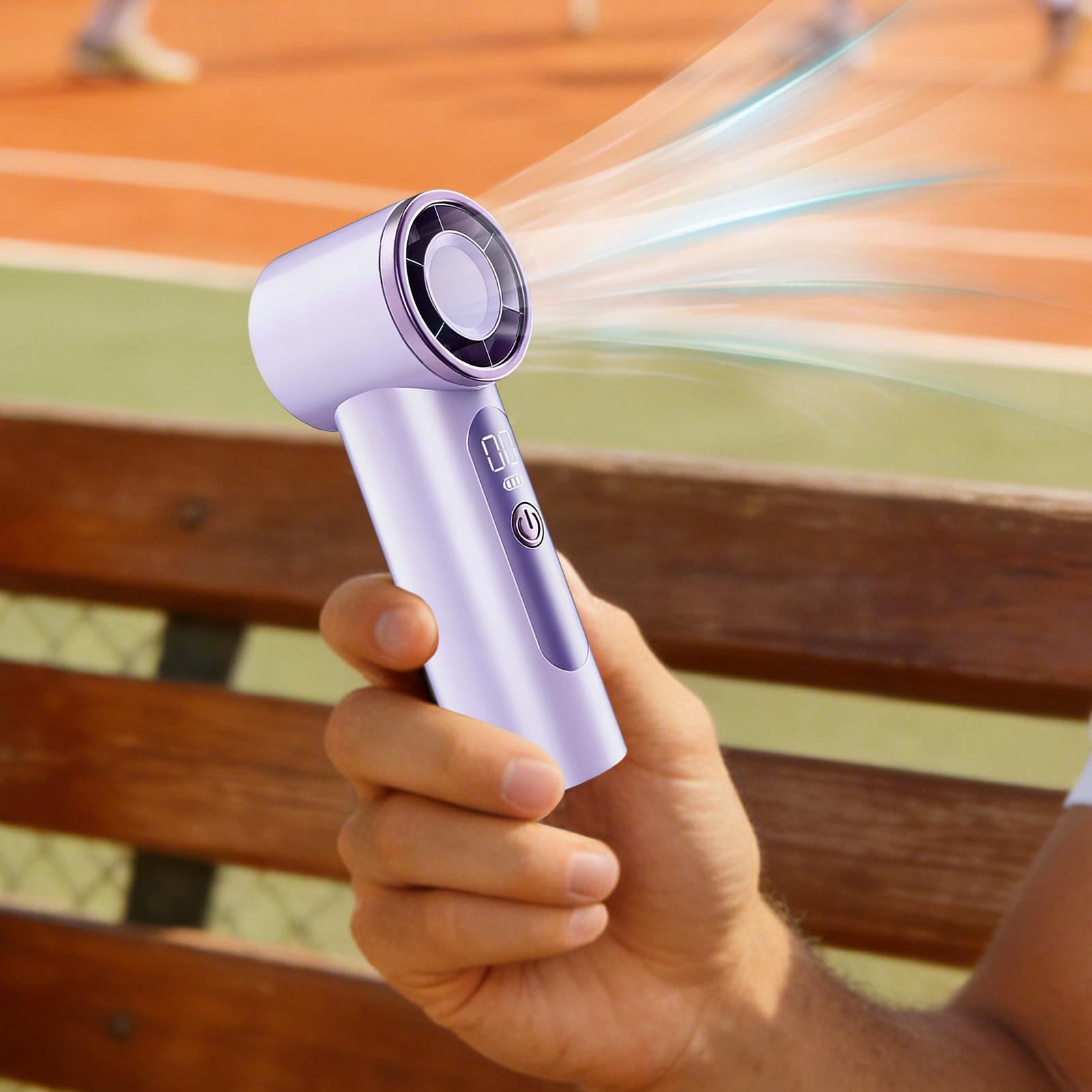 Mini Ventilador de Mano Recarg - Outdoor Camping Misting Fan reseña y precio