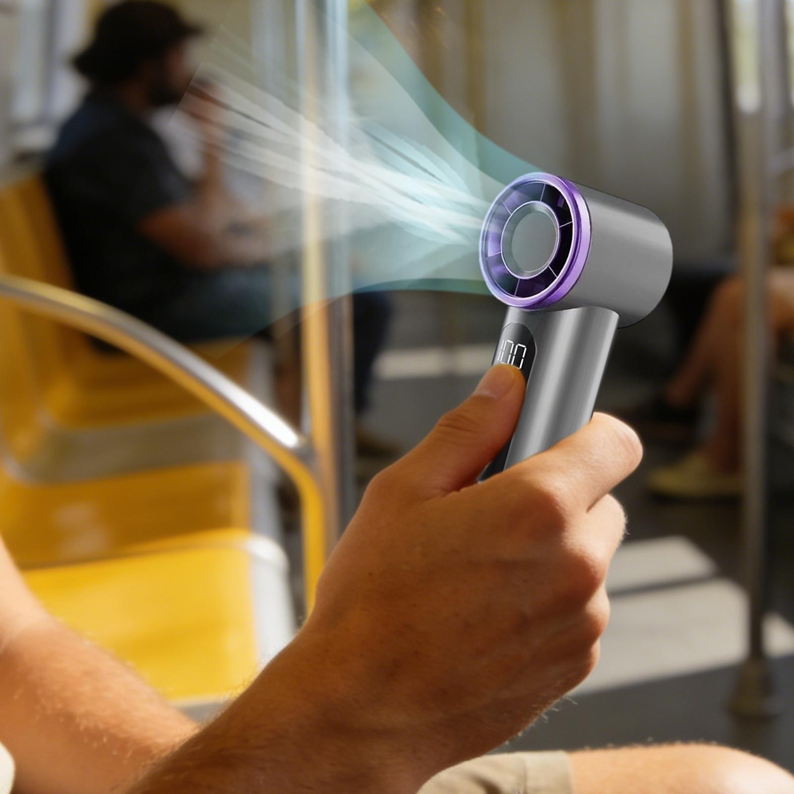 Mini Ventilador de Mano Recarg - Outdoor Camping Misting Fan reseña y precio