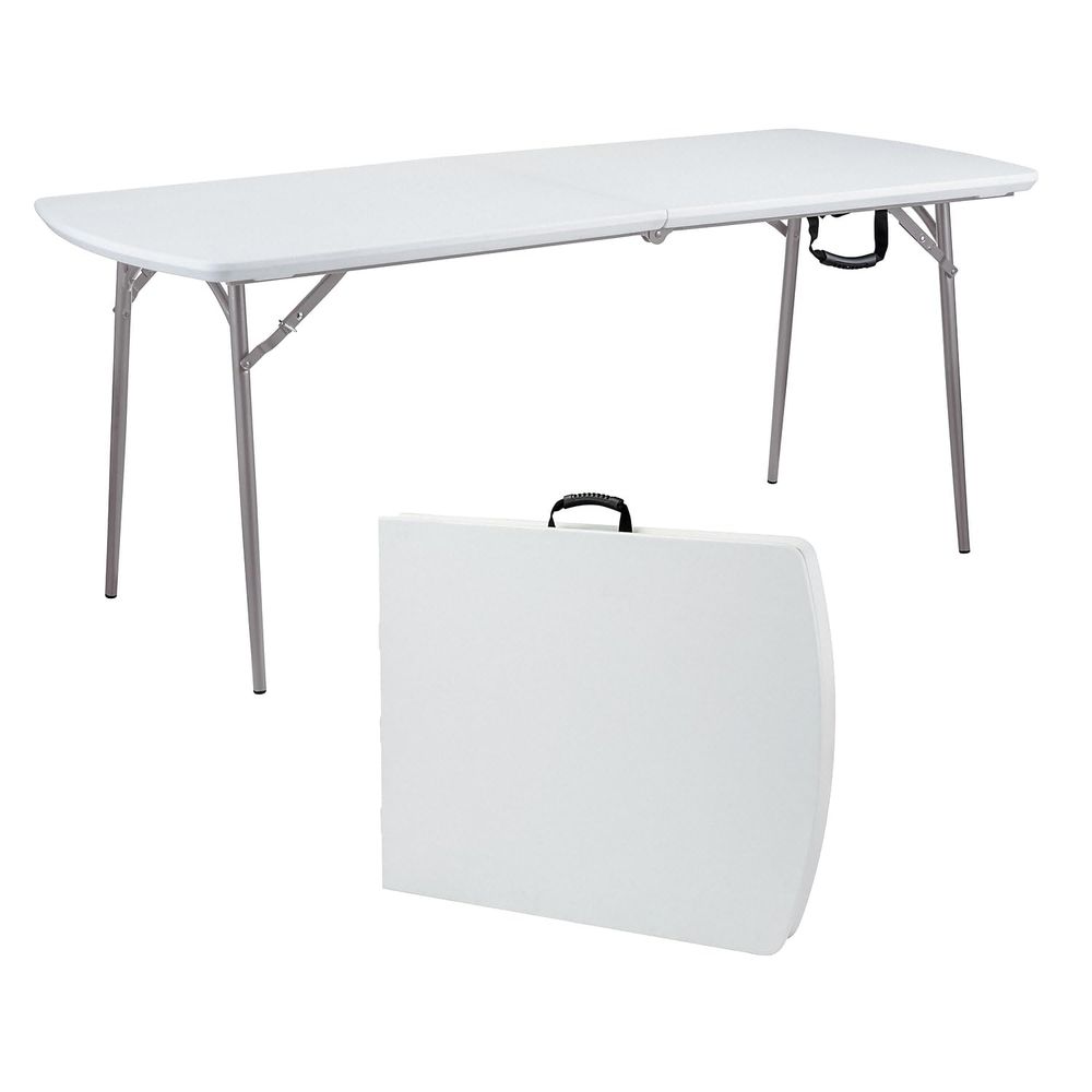 Mesa Plegable de Plástico de 3 - Camping Outdoor Or Indoor reseña y precio