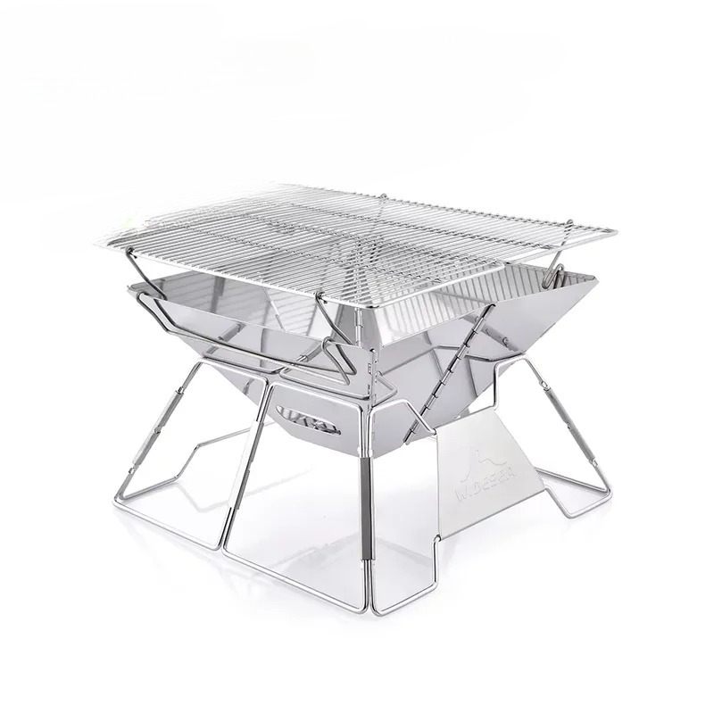 Parrilla para Barbacoa de Camp - Outdoor Camping Wood Burning Stove reseña y precio