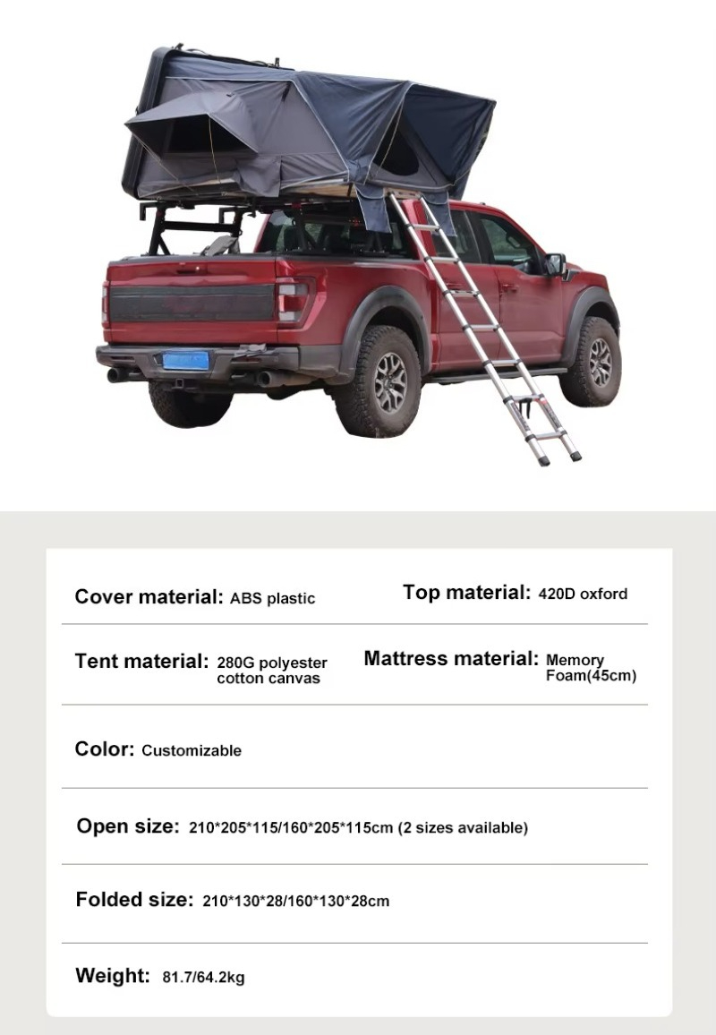 Carpa de Techo para Auto, SUV, - Outdoor Camping Car Tent reseña y precio