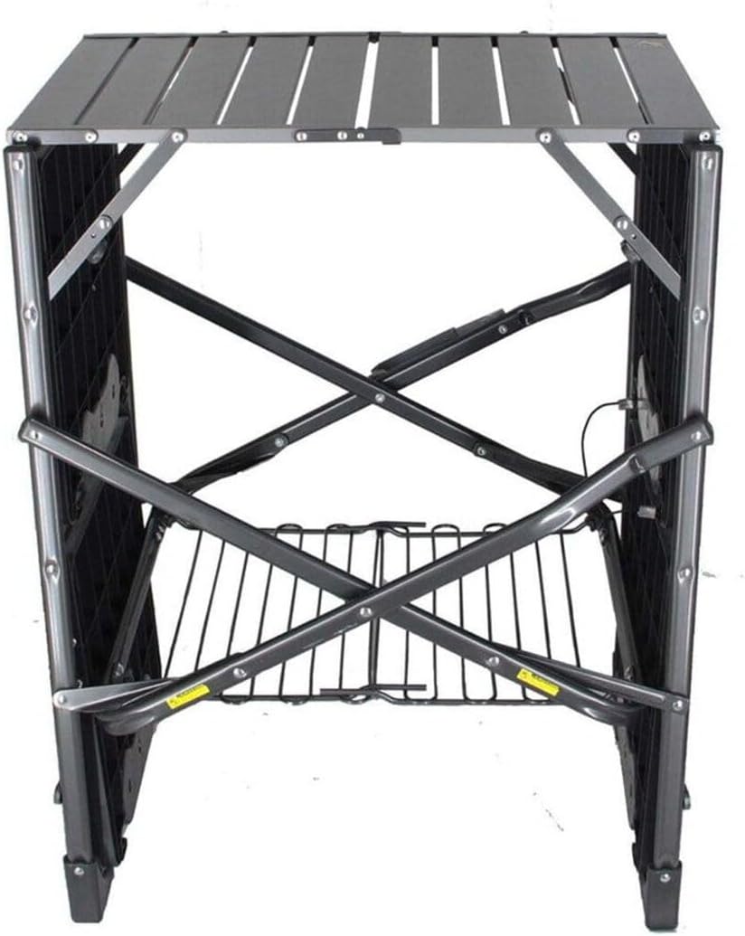 Mesa de cocina portátil plegab - Outdoor Camping Table With Storage reseña y precio