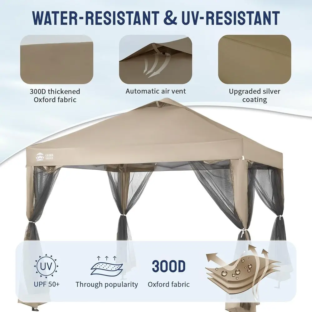 Gazebo con Mosquitera 10x10 co - Outdoor Camping Mosquito Net reseña y precio