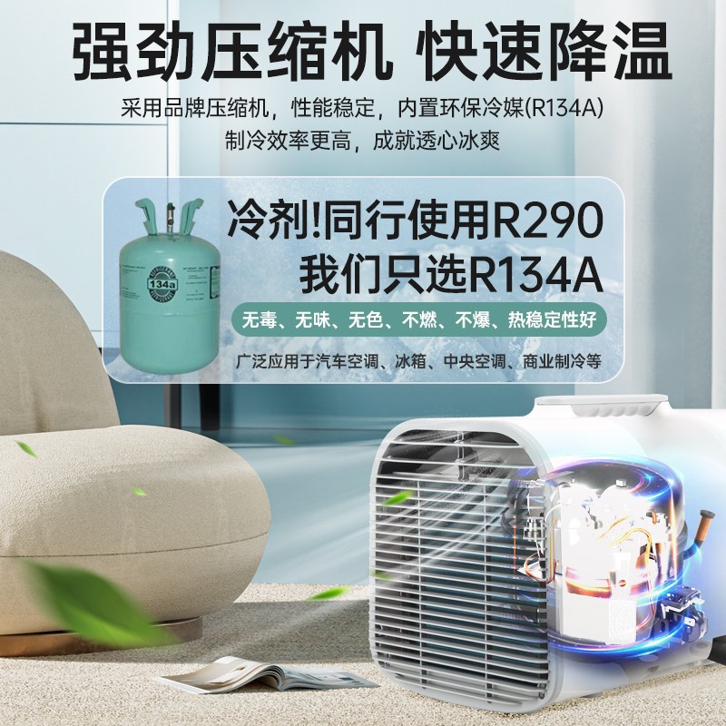 Aire acondicionado portátil pe - Outdoor Camping Air Conditioner reseña y precio