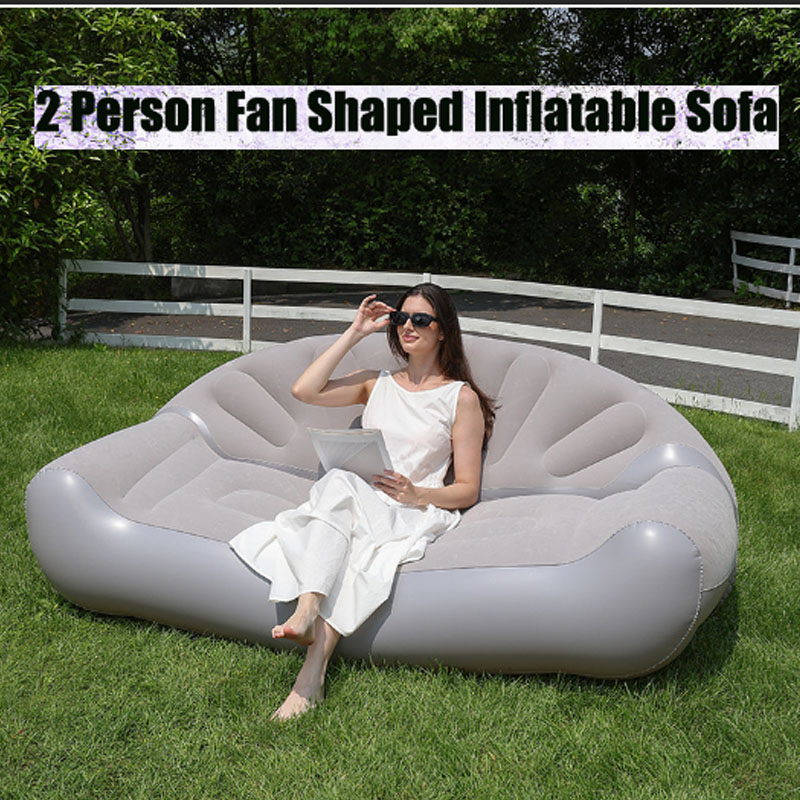 Sofá inflable en forma de aban - Outdoor Camping Fan reseña y precio