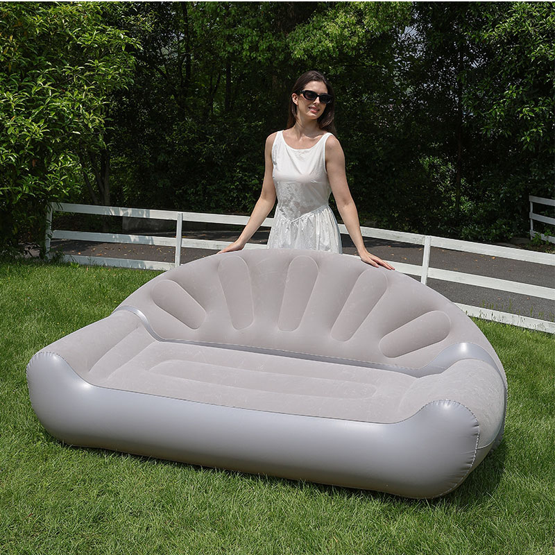 Sofá inflable en forma de aban - Outdoor Camping Fan reseña y precio