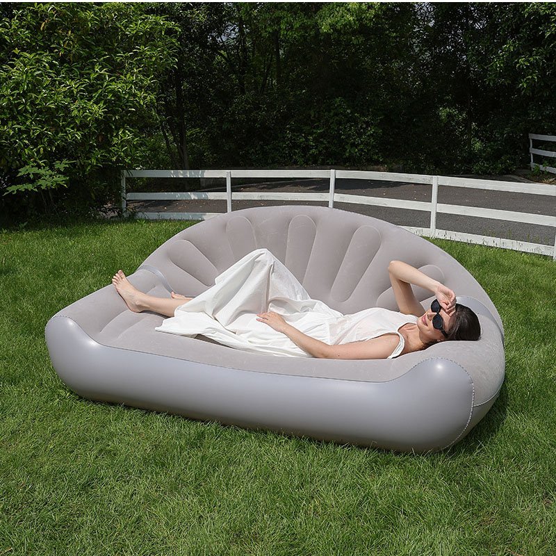 Sofá inflable en forma de aban - Outdoor Camping Fan reseña y precio