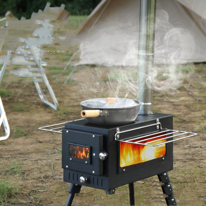 Estufa de leña portátil de ace - Outdoor Camping Wood Burning Stove reseña y precio