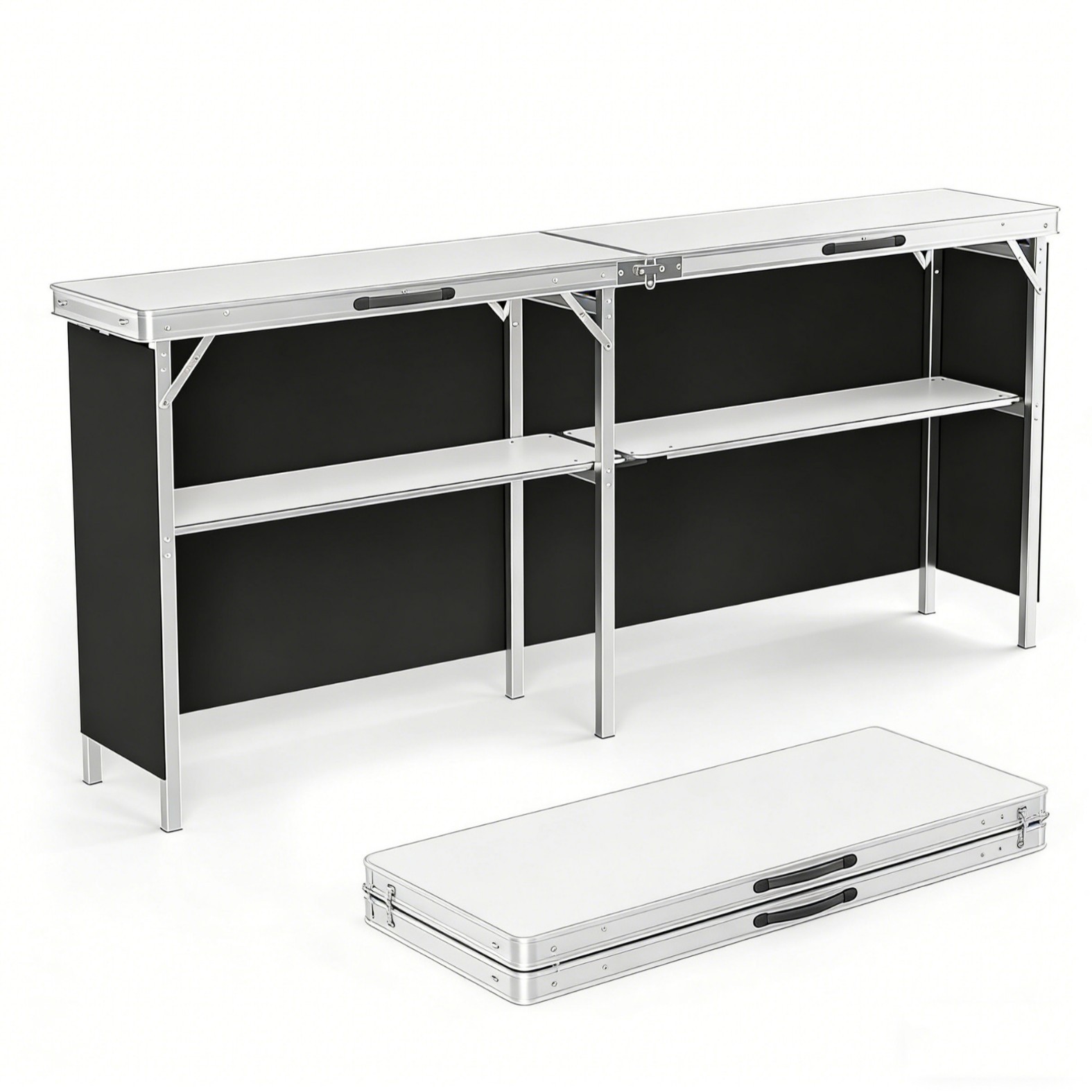 Mesa Plegable de Aleación de A - Outdoor Camping Table With Storage reseña y precio
