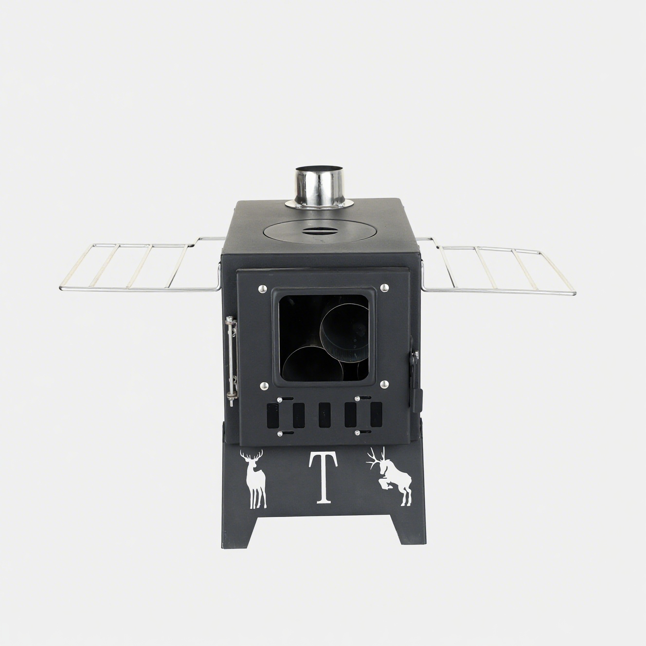 Estufa Portátil de Acero Inoxi - Outdoor Camping Wood Burning Stove reseña y precio