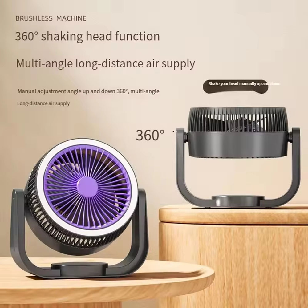 Ventilador portátil recargable - Outdoor Camping Misting Fan reseña y precio