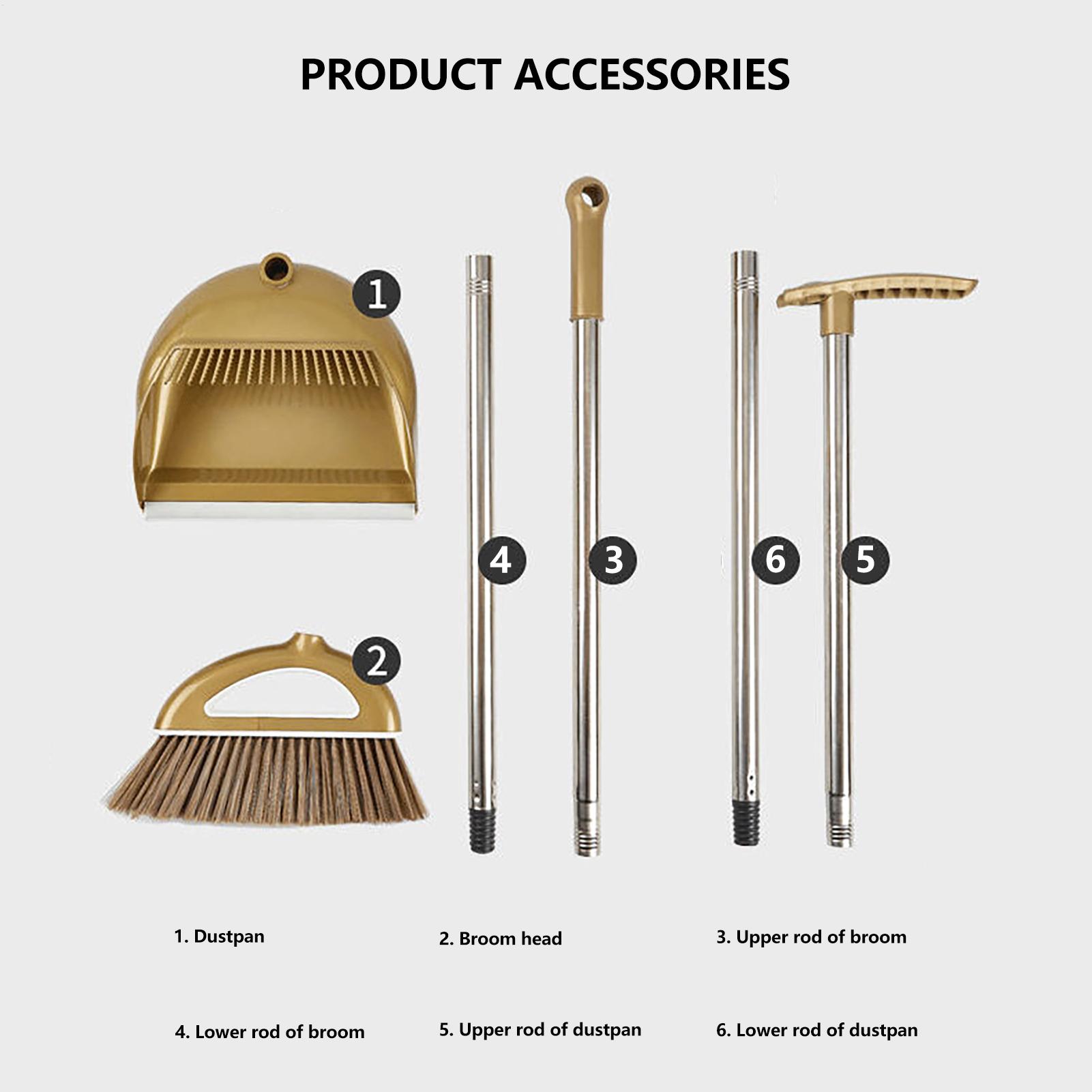 1 juego de escoba de mango lar - Outdoor Camping Store reseña y precio