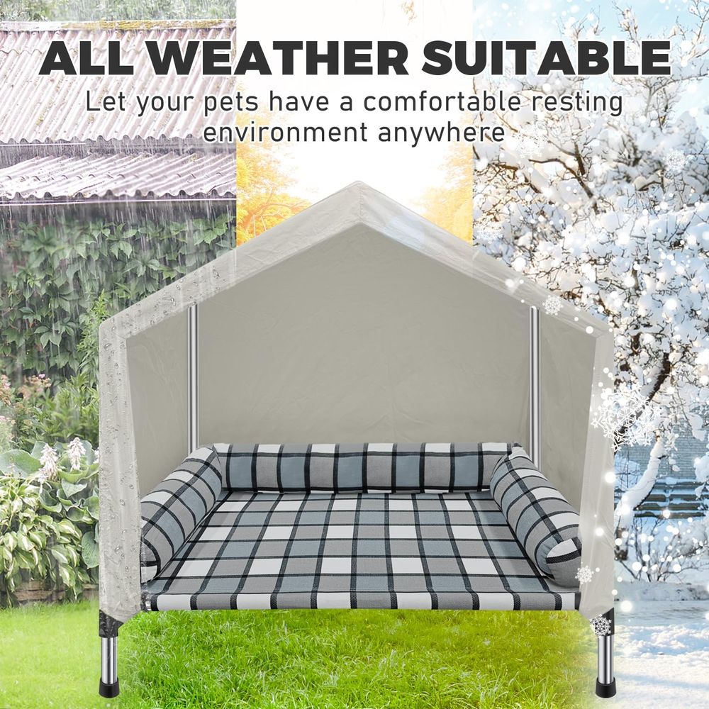 Cama elevada para perros - Cam - Camping Outdoor Or Indoor reseña y precio