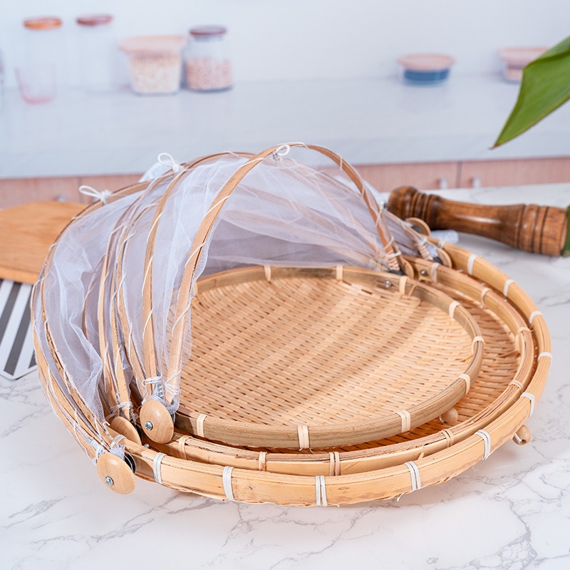 Cesta tejida de bambú, mosquit - Outdoor Camping Mosquito Net reseña y precio
