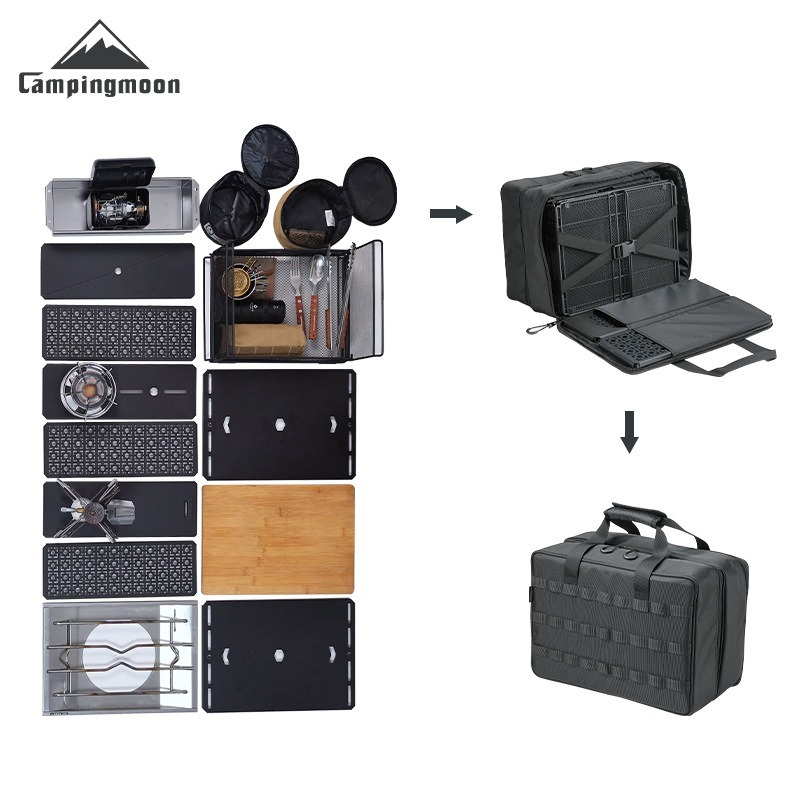 Bolsa de Almacenamiento de Gra - Outdoor Camping Table With Storage reseña y precio