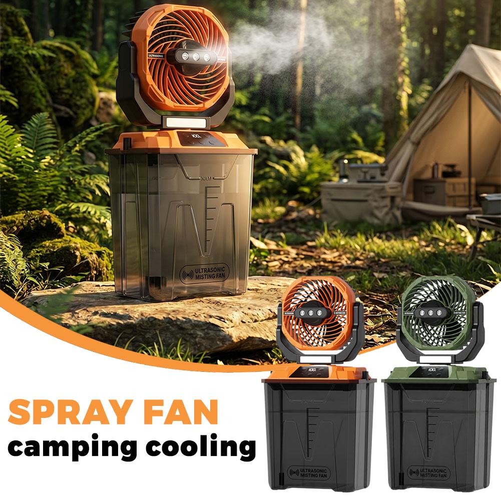 Nuevo Ventilador de Nebulizaci - Outdoor Camping Misting Fan reseña y precio