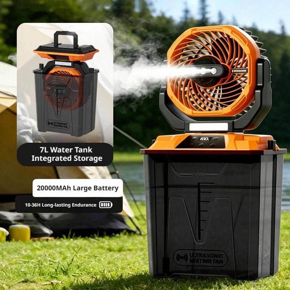 Nuevo Ventilador de Nebulizaci - Outdoor Camping Misting Fan reseña y precio