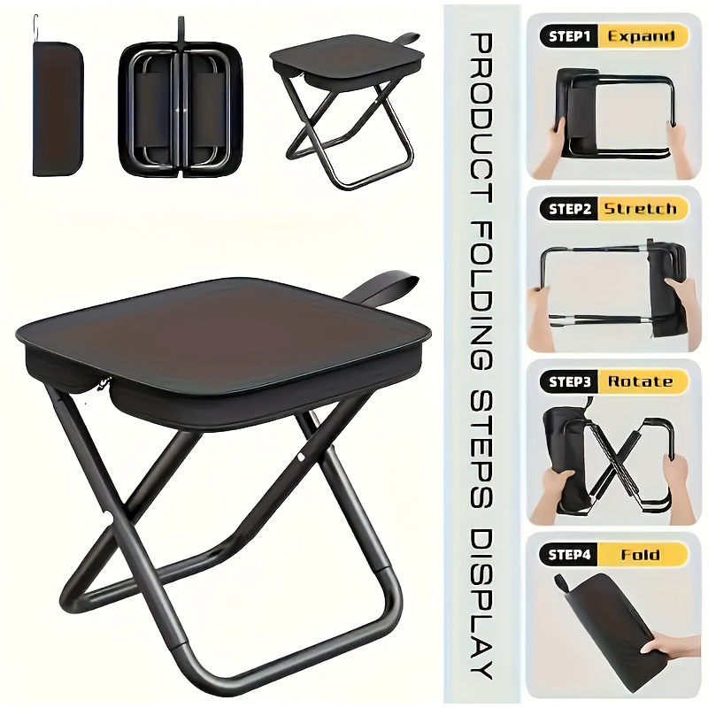   Taburete de pesca plegable - Outdoor Camping Store reseña y precio