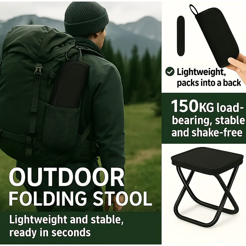    Taburete de pesca plegable - Outdoor Camping Store reseña y precio
