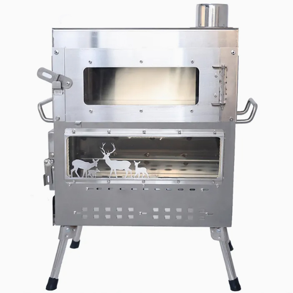 Estufa de leña portátil de ace - Outdoor Camping Wood Burning Stove reseña y precio