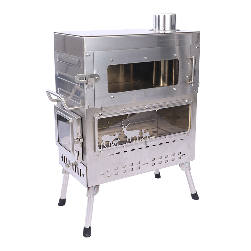 Estufa de leña portátil de ace - Outdoor Camping Wood Burning Stove reseña y precio