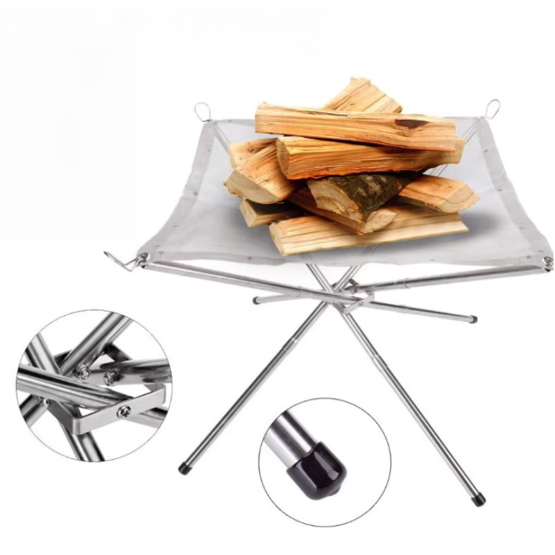 Soporte Plegable de Acero Inox - Outdoor Camping Wood Burning Stove reseña y precio