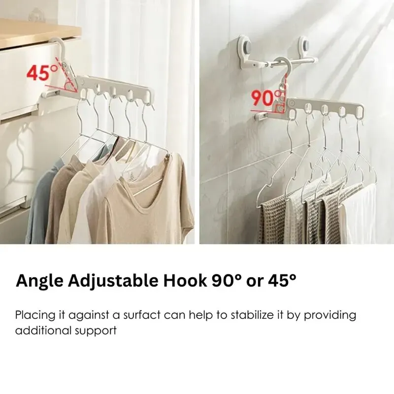 Colgador de ropa portátil de 5 - Camping Outdoor Clothing reseña y precio
