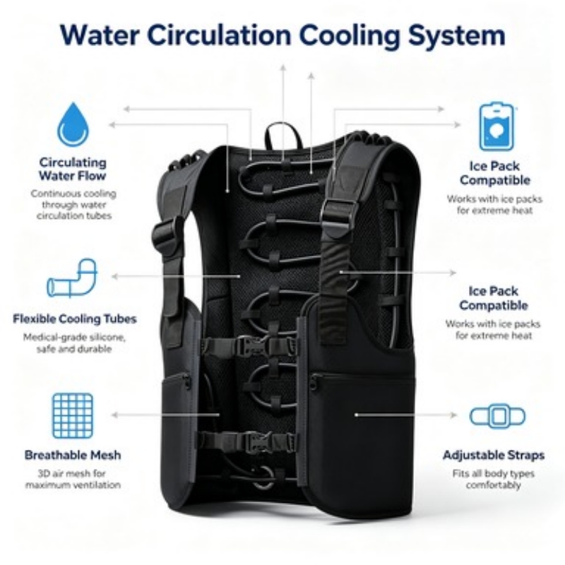 Chaleco de refrigeración por a - Outdoor Camping Vest reseña y precio