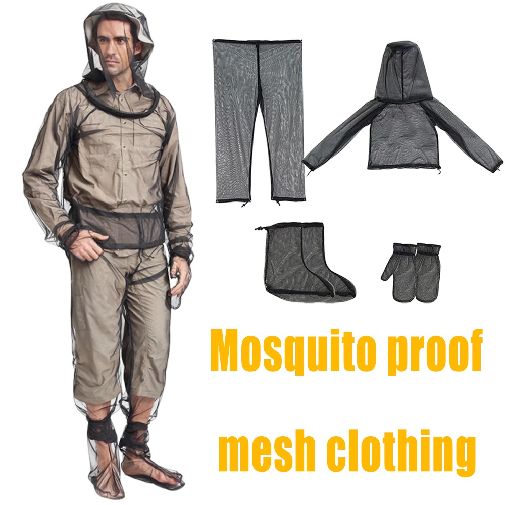 Traje de protección contra mos - Outdoor Camping Mosquito Net reseña y precio