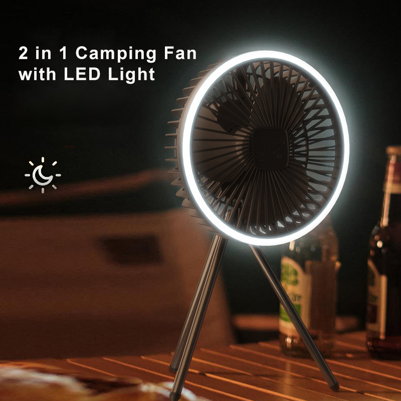 Ventilador portátil para acamp - Outdoor Camping Misting Fan reseña y precio