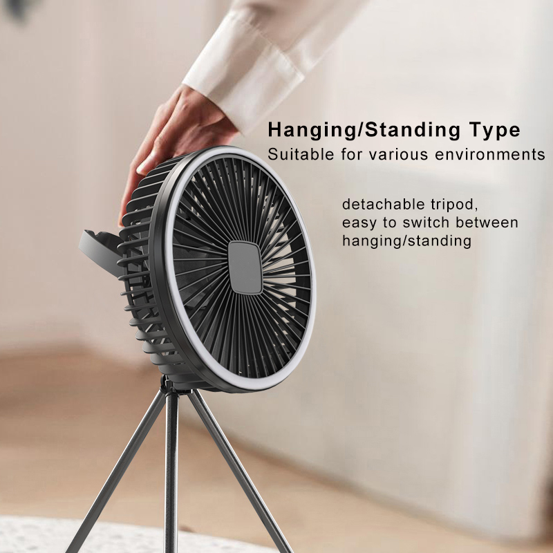 Ventilador portátil para acamp - Outdoor Camping Misting Fan reseña y precio